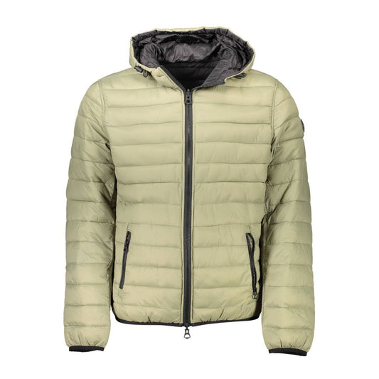 Green Nylon Jackets & Coat