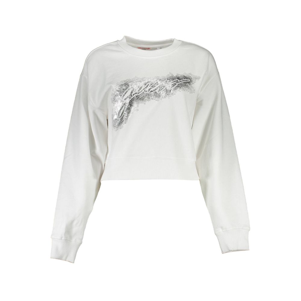 White Cotton Sweatshirt