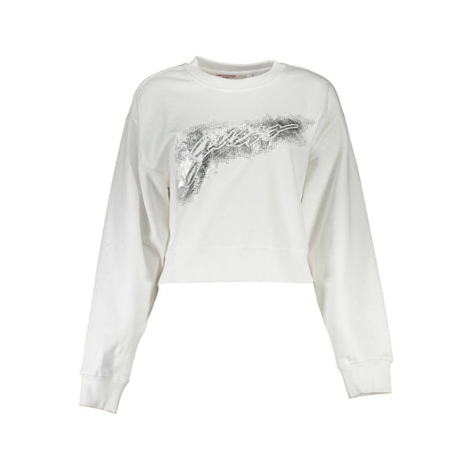 White Cotton Sweatshirt