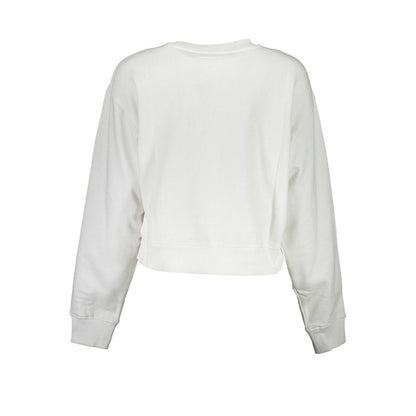 White Cotton Sweatshirt