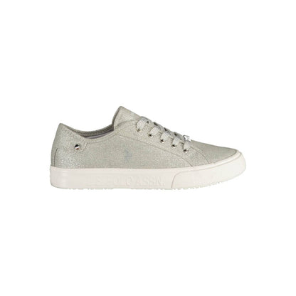 Gray Polyester Sneaker