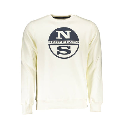 White Cotton Sweatshirt