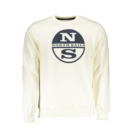 White Cotton Sweatshirt