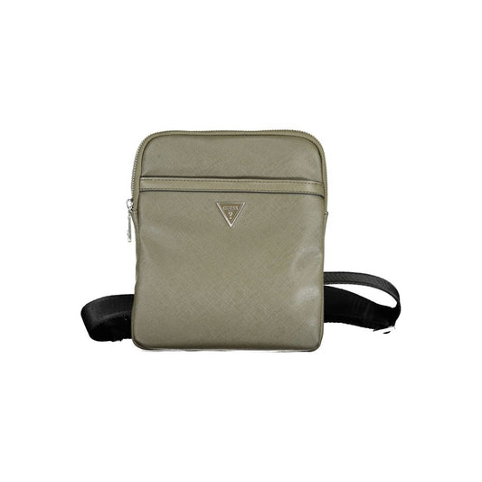 Green Polyamide Shoulder Bag