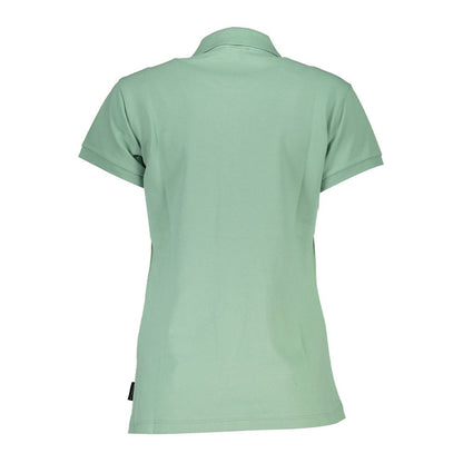 Green Cotton Polo Shirt