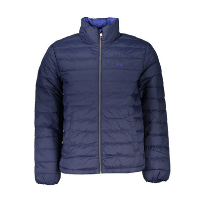 Blu Poliammide Men's Jacket