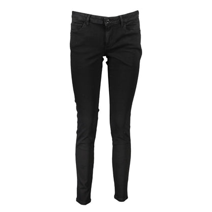 Black Cotton Women Jeans