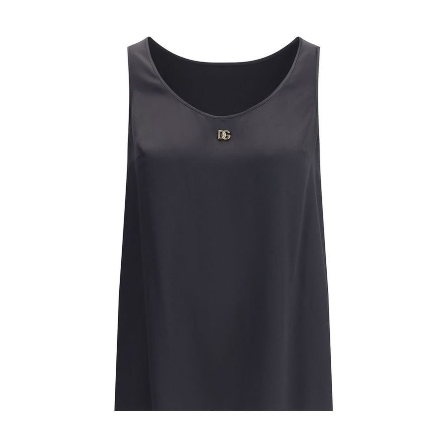 Black Silk Top