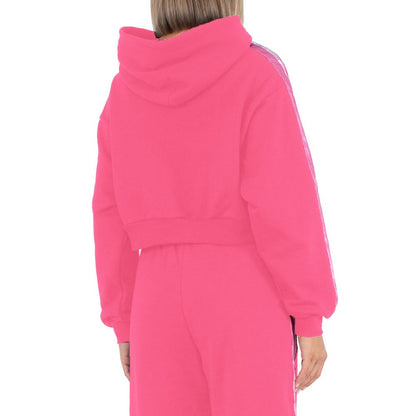 Fuchsia Cotton Women Sweater