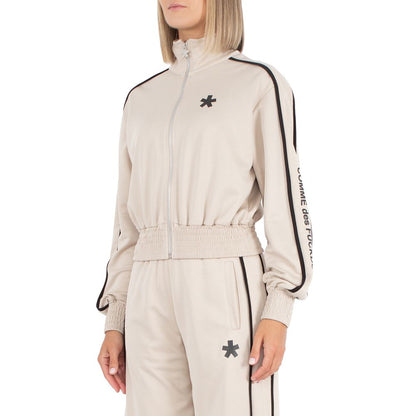 Beige Cotton Women Sweater