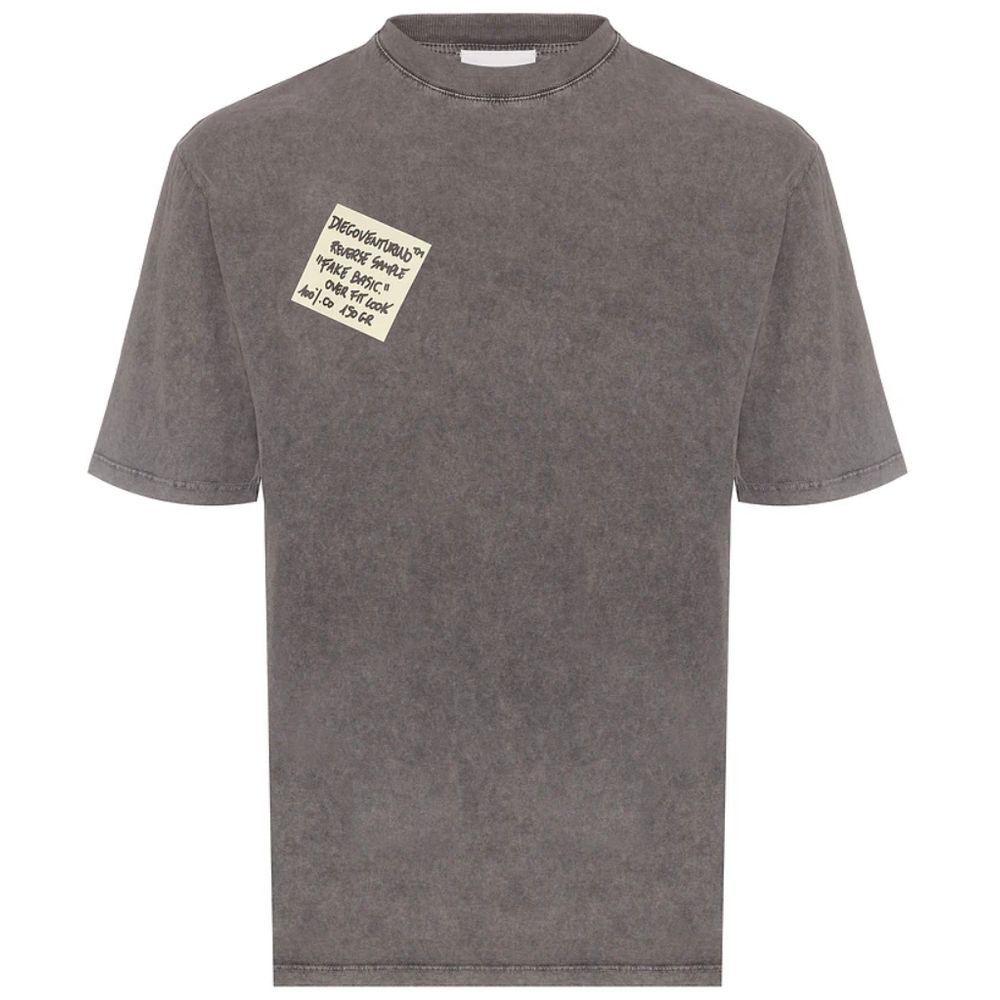 Gray Cotton T-Shirt