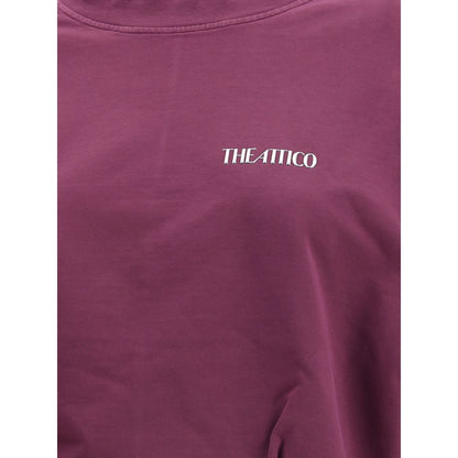 Purple Cotton Casual Dress