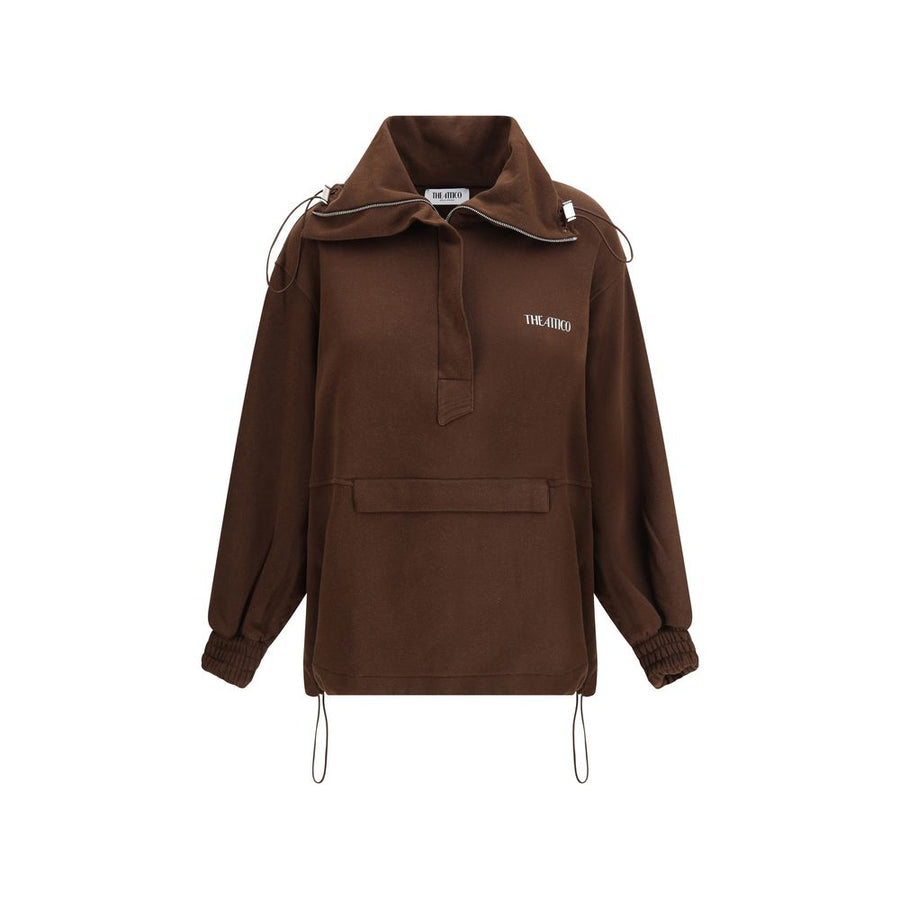 Brown Cotton Sweatshirt