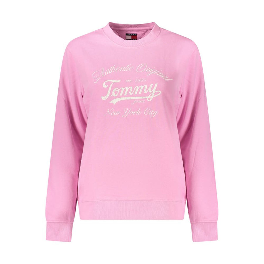 Pink Cotton Women Sweater