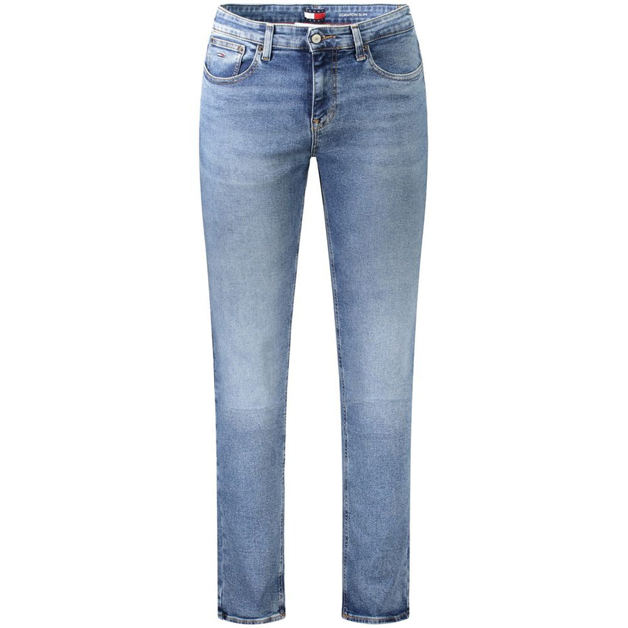 Blue Cotton Men's Slim Jeans