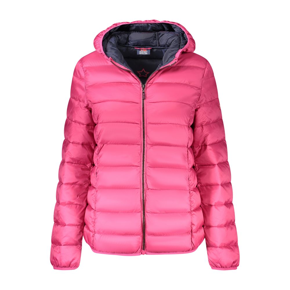 Pink Polyamide Women Jacket