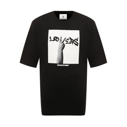 Black Cotton T-Shirt
