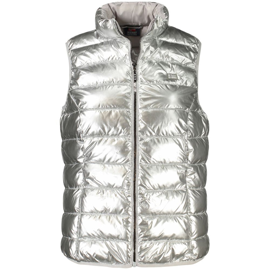 Gray Polyamide Women Jacket