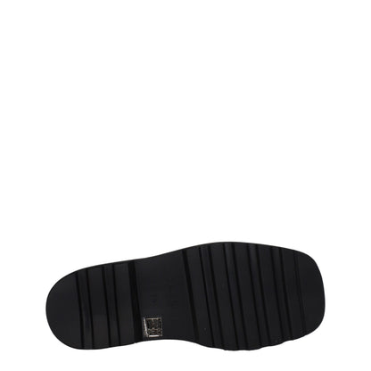 Black Leather Oxfords And Derbies