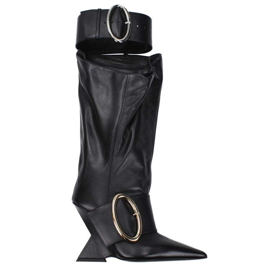 Black Leather Boots