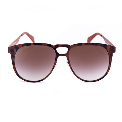 Brown Metal Sunglasses