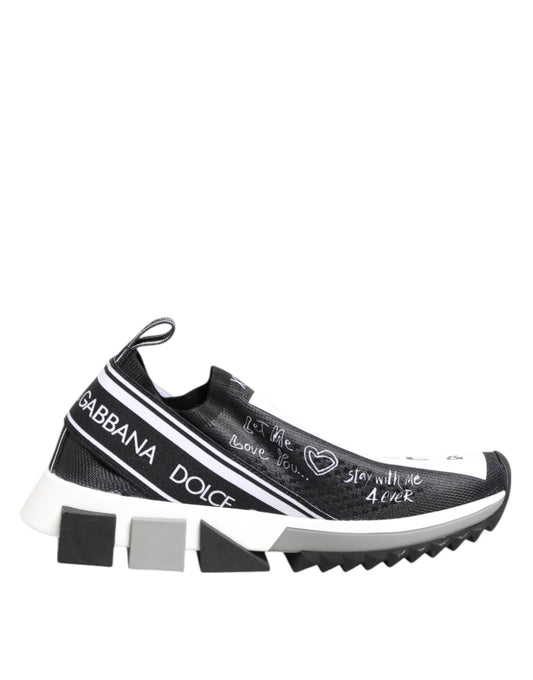 Black White Sorrento Low Top Sneakers Shoes