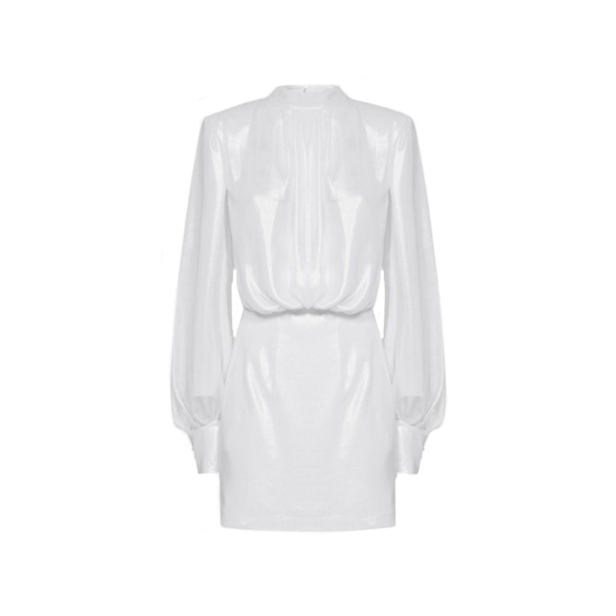 Abelia Laminated Mini Dress