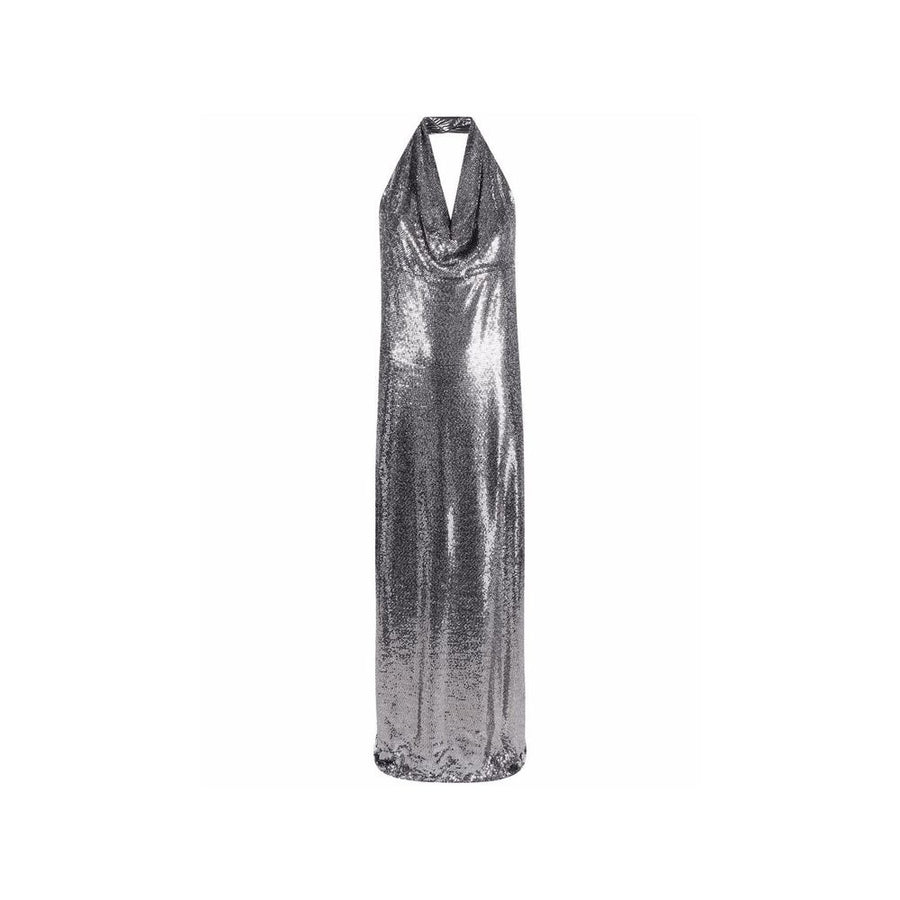 Sequin-Embellished Long Dress