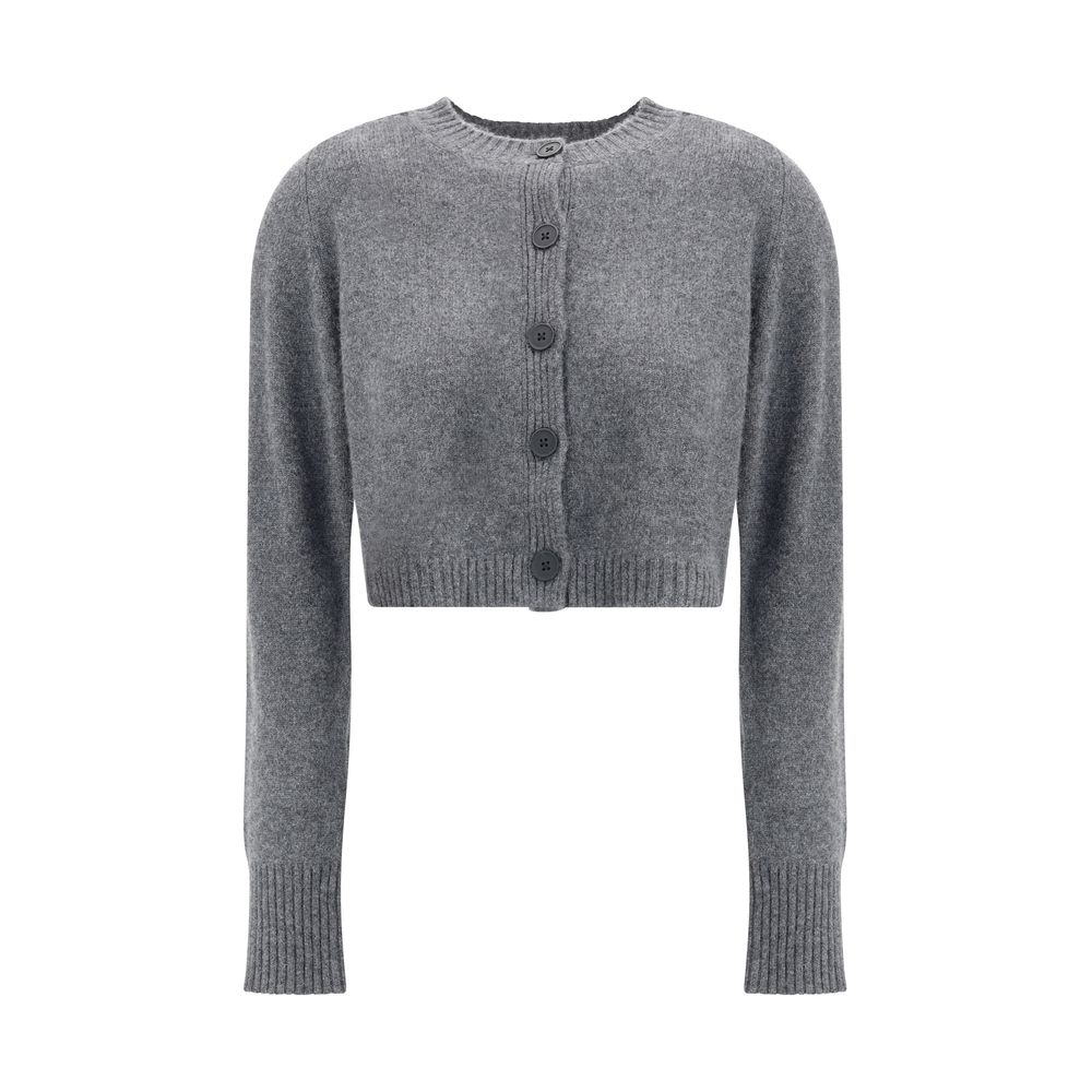 Gray Cashmere Cardigan