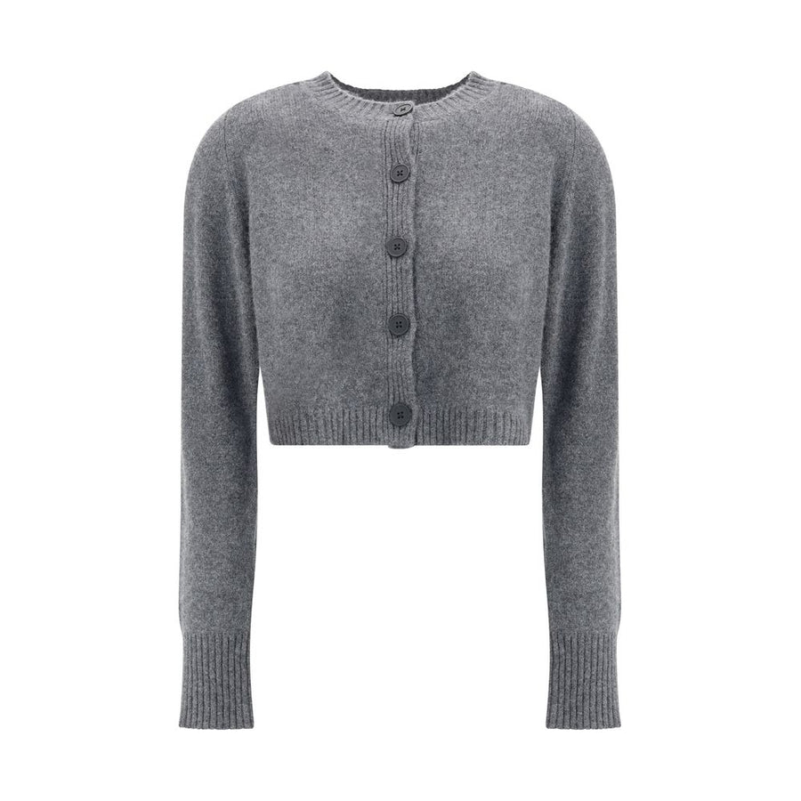 Gray Cashmere Cardigan