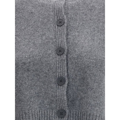 Gray Cashmere Cardigan