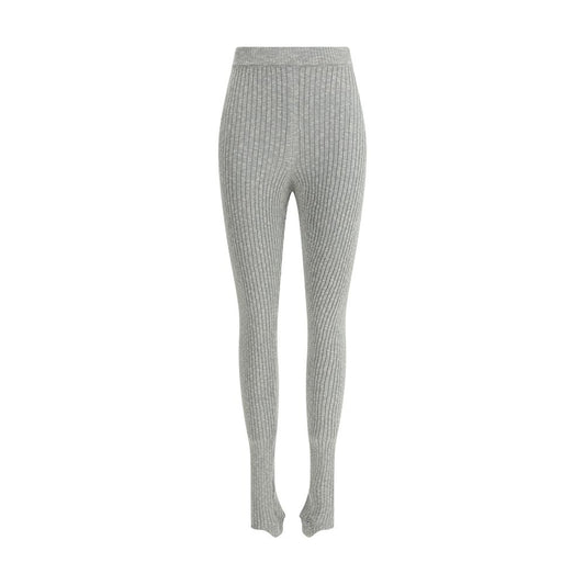 Gray Linen Leggings