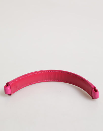 Pink Embellished Leather Bag Handle Women Shoulder Strap
