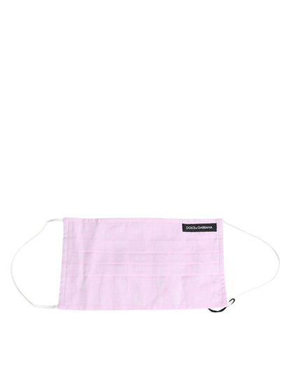 Pink Cotton Logo Elastic Ear Strap Face Mask