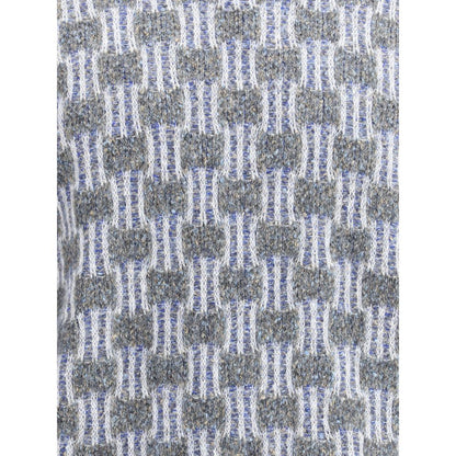 Light Blue Cotton Turtleneck