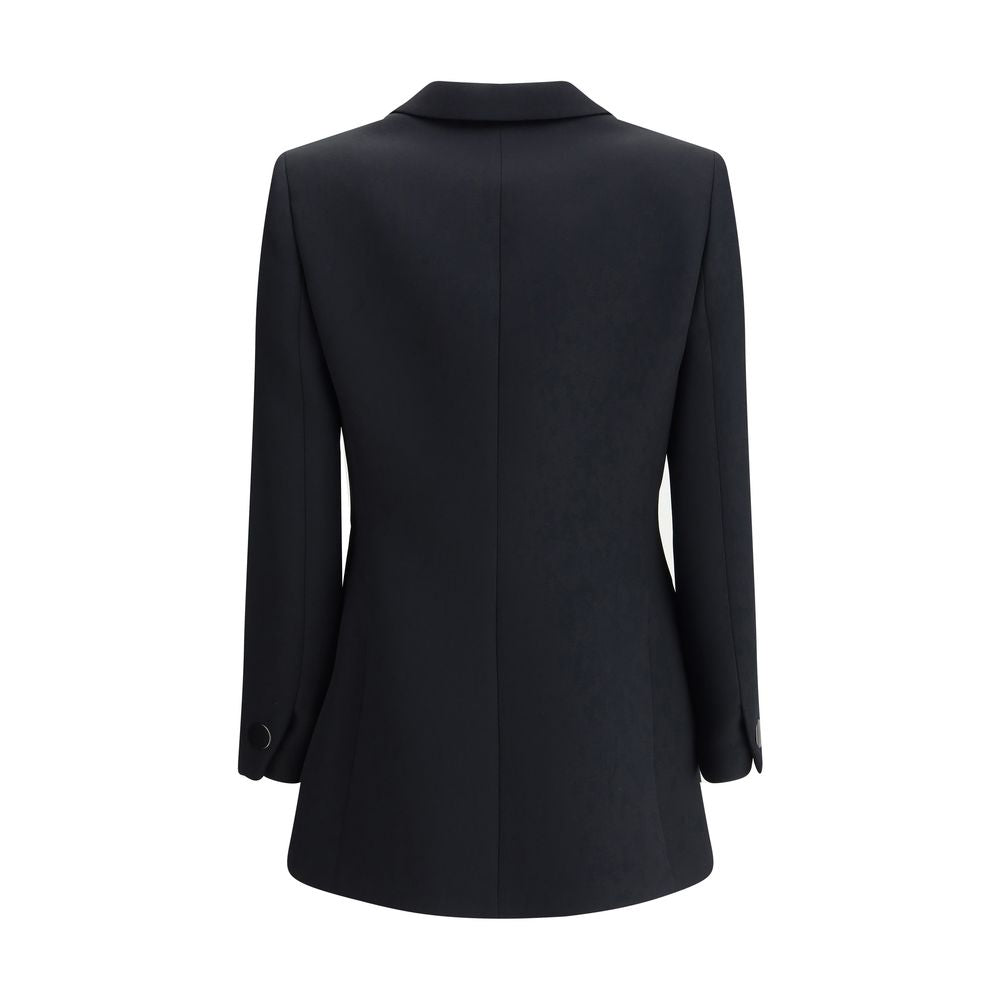 Black Polyester Blazer