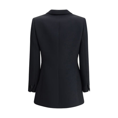 Black Polyester Blazer
