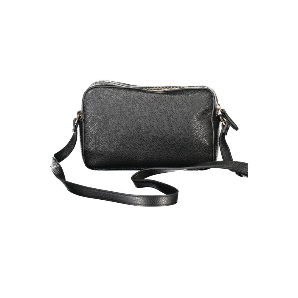 Black Polyethylene Women Handbag