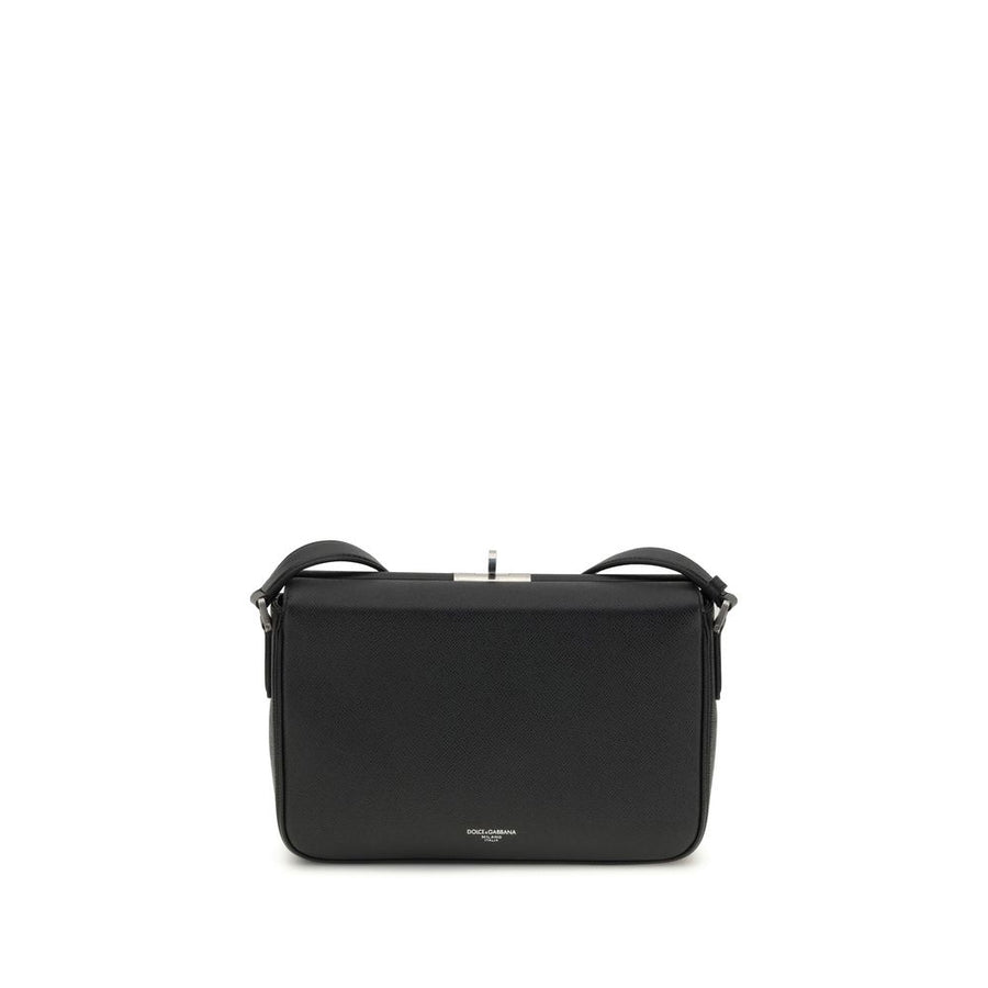Black Calf Leather Bos Taurus Shoulder Bag
