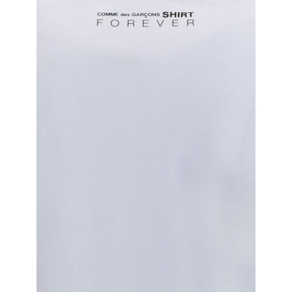 White Cotton Long Sleeve T-Shirt