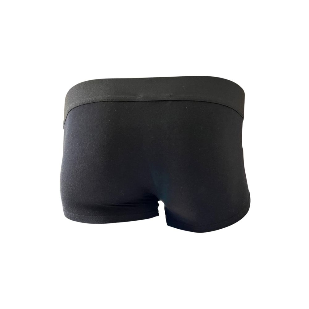 Black Cotton Men's Boxer