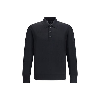 Black Fleece Wool Sweatshirt
