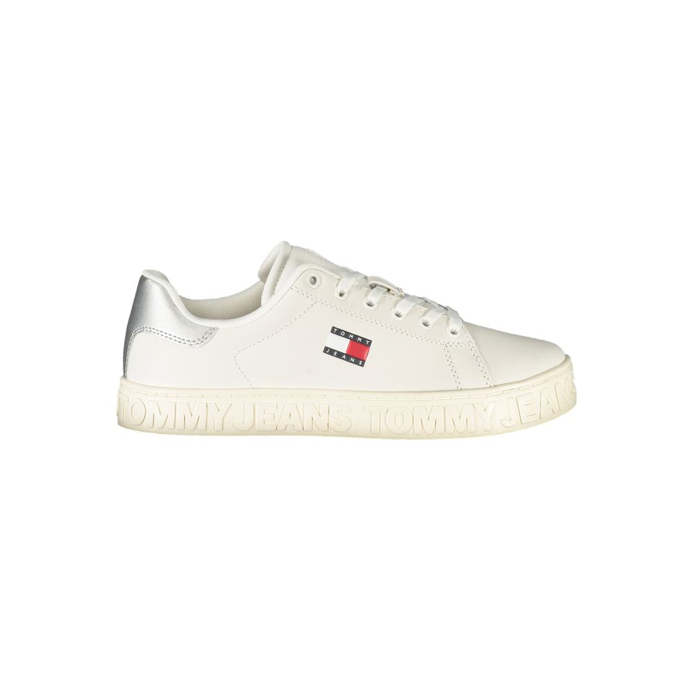 White Leather Women Sneaker