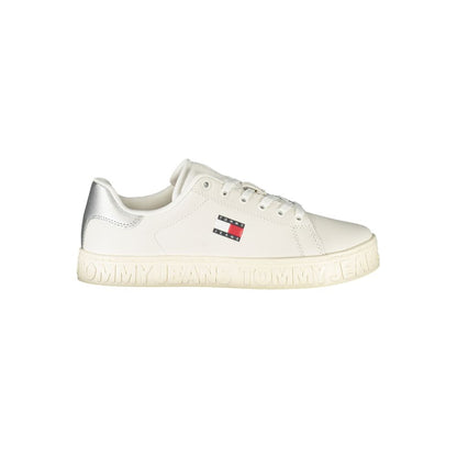 White Leather Women Sneaker