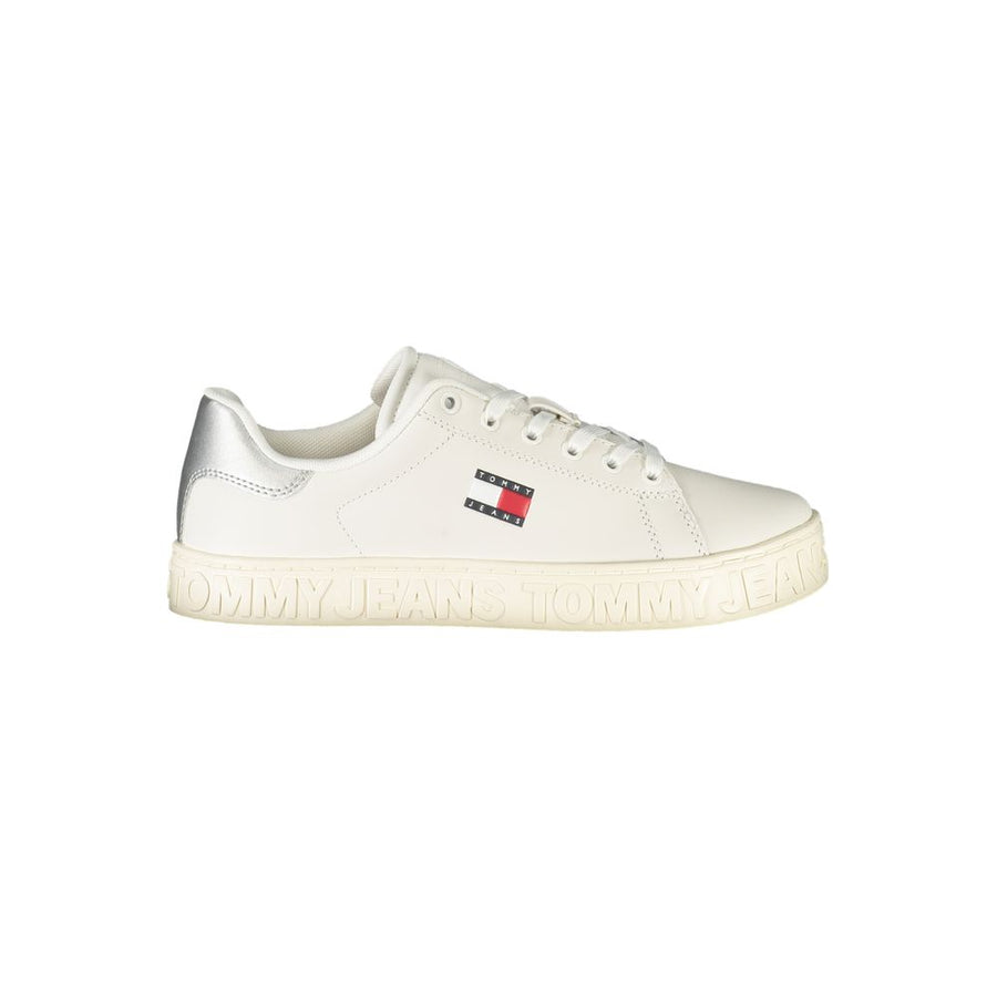 White Leather Women Sneaker