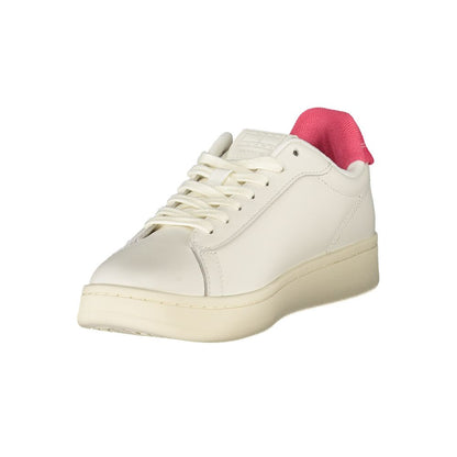 White Leather Women Sneaker