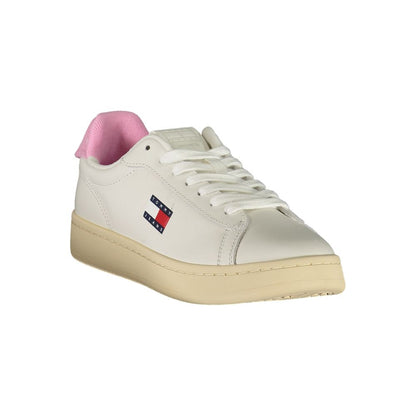 White Leather Women Sneaker