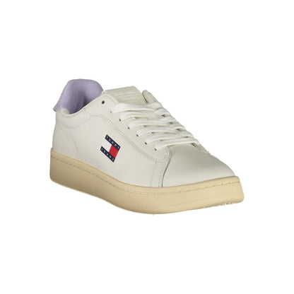White Leather Women Sneaker