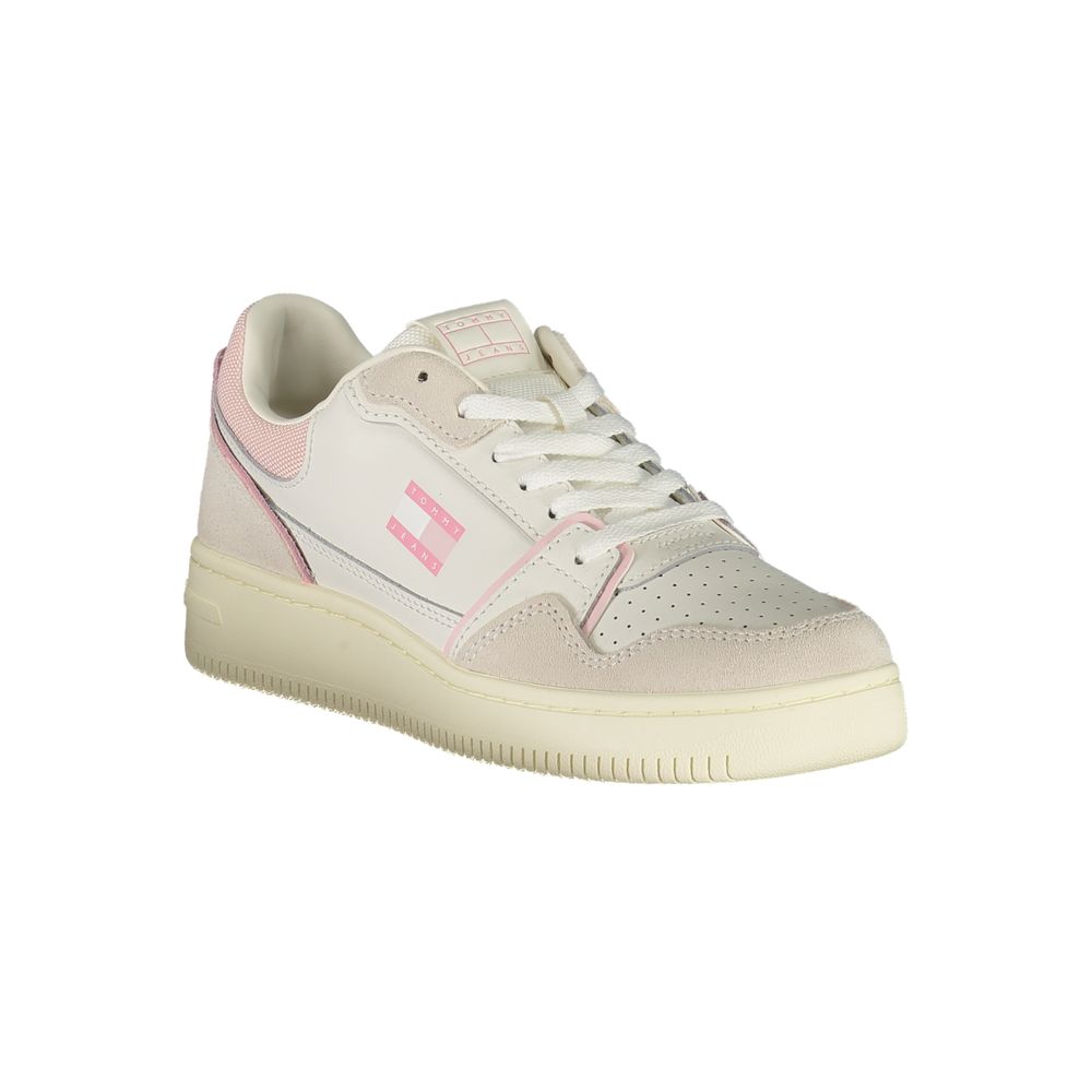 White Leather Women Sneaker
