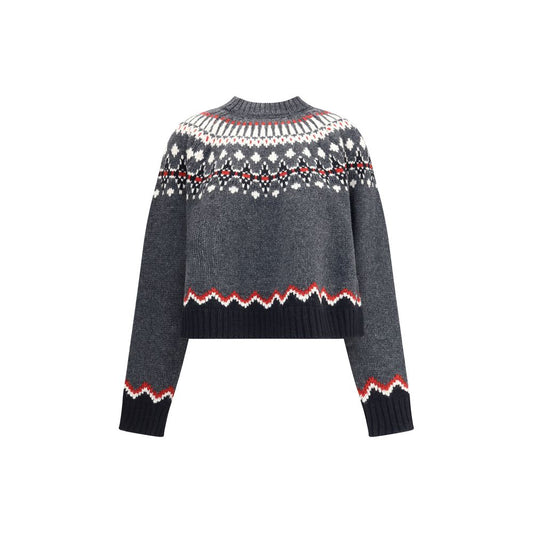 Gray Fleece Wool Sweatshirt